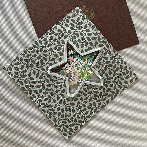 Voorplat met schutster en gouden rand