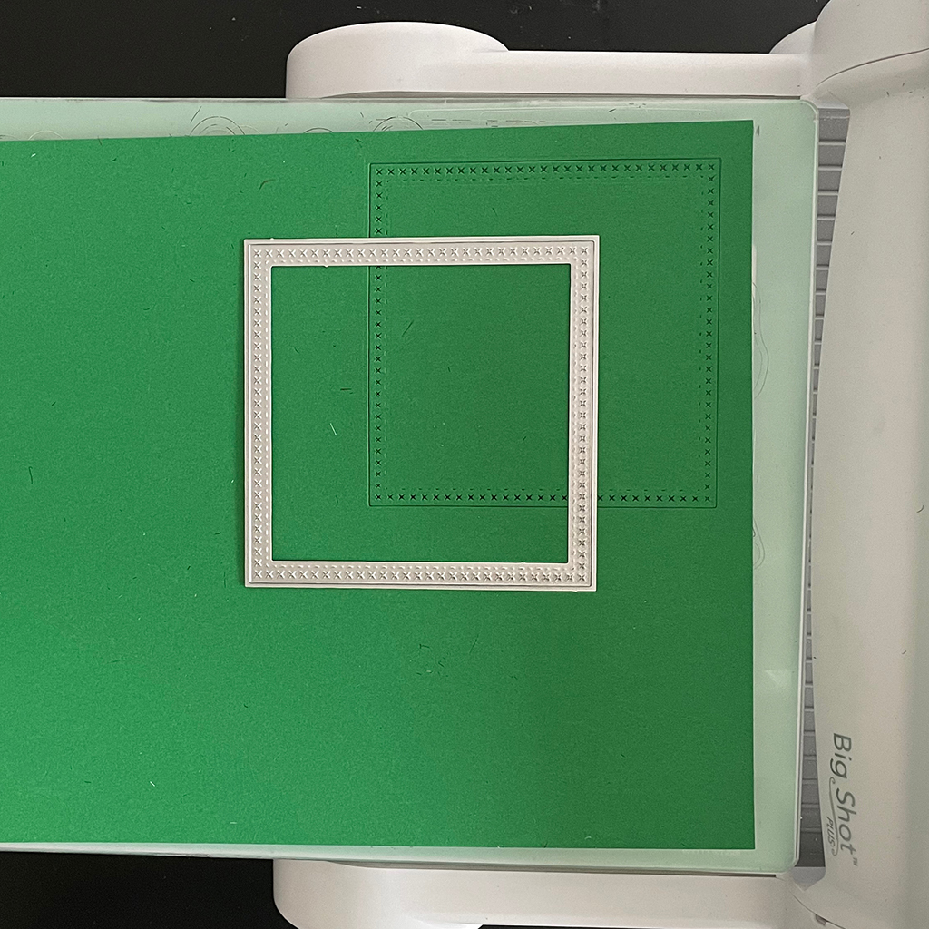 Het gestanste kader.